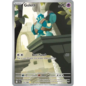 Scarlet & Violet - Black Bolt 122/086 - Golett [Illustration Rare]